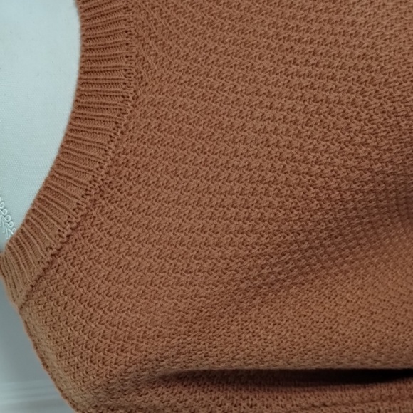 Zenana sweater size large crew neck long sleeve rust orange Fall color Zenana - Picture 3 of 10